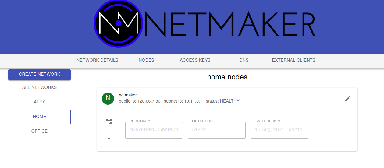 Node Screen